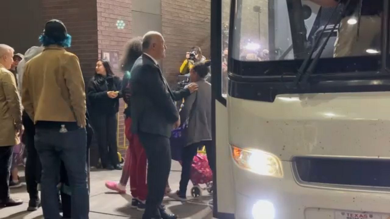 Autobuses inmigrantes